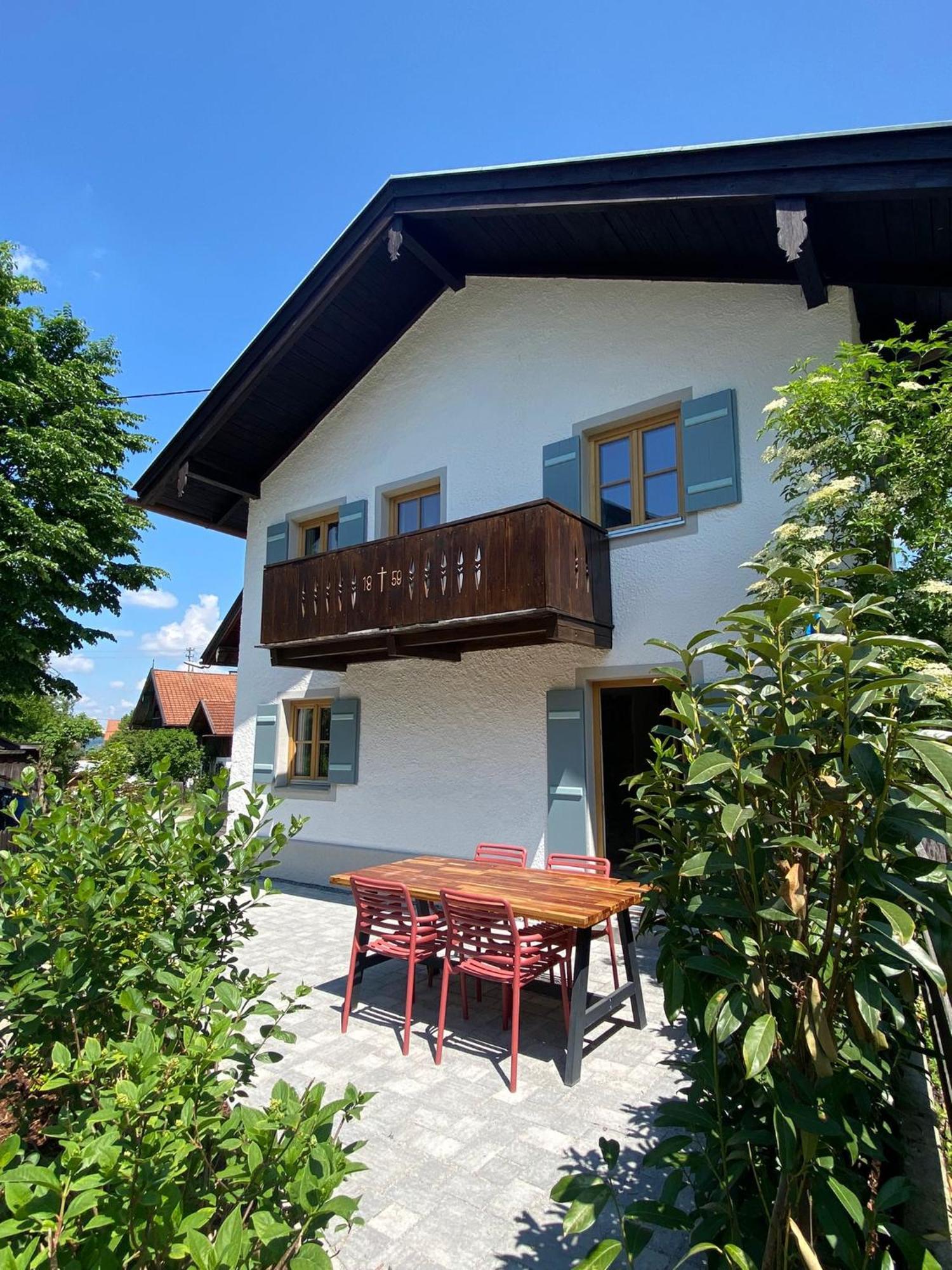 Neu - Ferienhaus Moritz & Josie Zur Alleinnutzung Ohlstadt Bagian luar foto