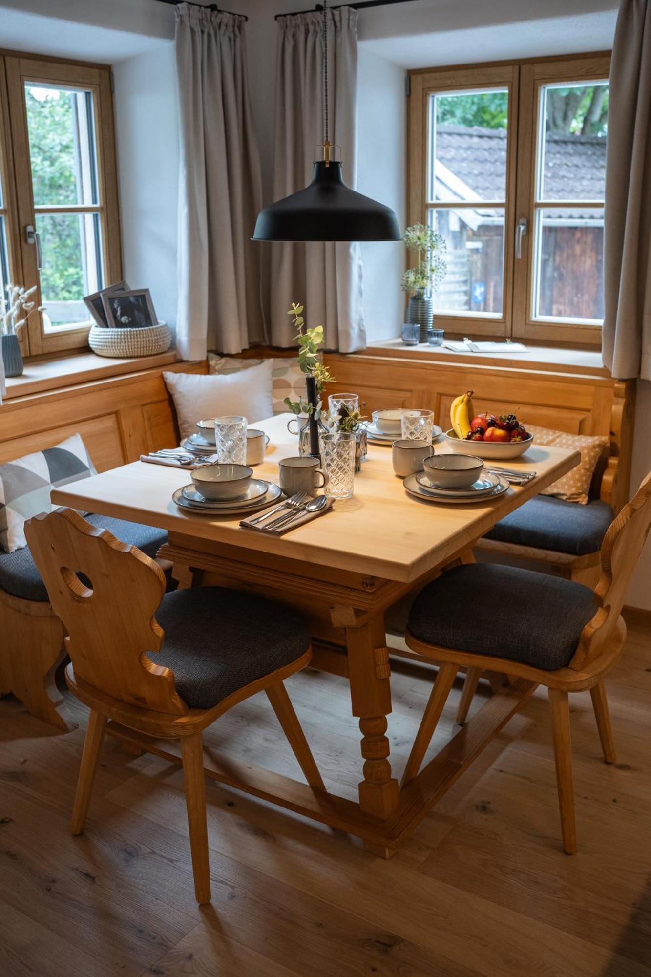 Neu - Ferienhaus Moritz & Josie Zur Alleinnutzung Ohlstadt Bagian luar foto
