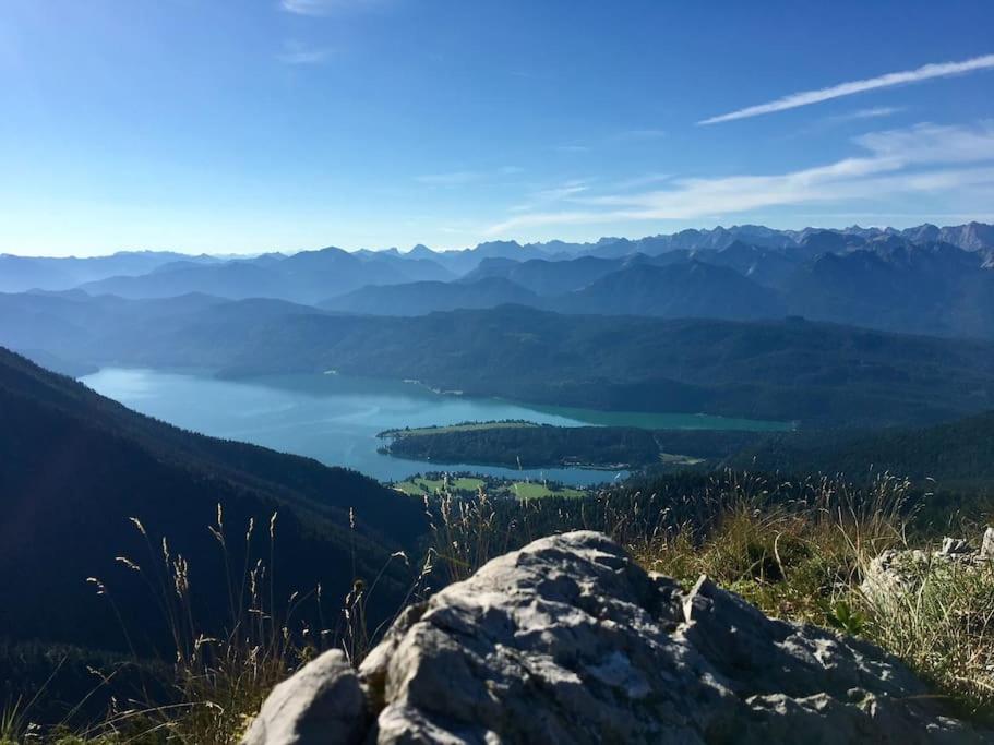 Neu - Ferienhaus Moritz & Josie Zur Alleinnutzung Ohlstadt Bagian luar foto
