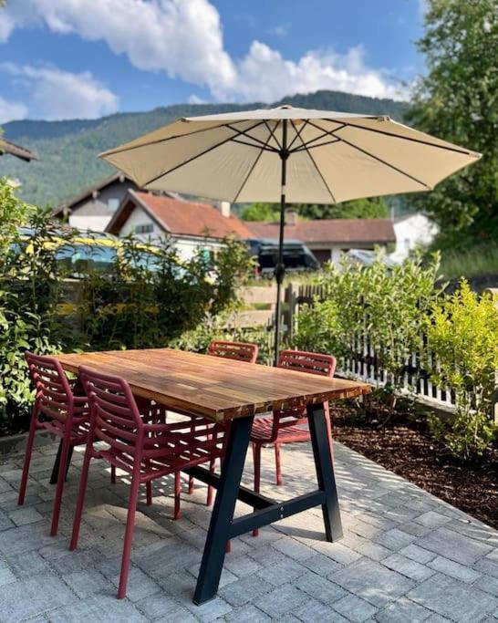 Neu - Ferienhaus Moritz & Josie Zur Alleinnutzung Ohlstadt Bagian luar foto