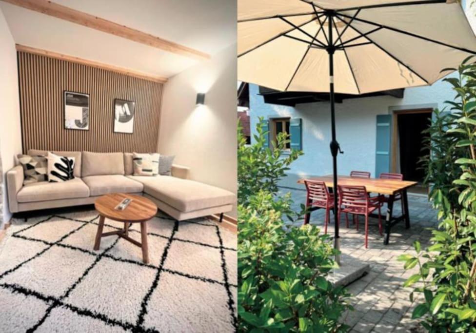 Neu - Ferienhaus Moritz & Josie Zur Alleinnutzung Ohlstadt Bagian luar foto